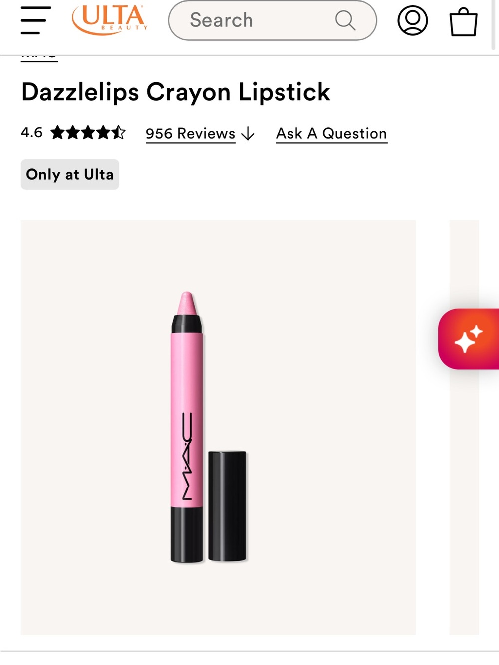 Dazzlelips Crayon Lipstick spaced out
soft cool pink light pink pearl glitter - Picture 3 of 7